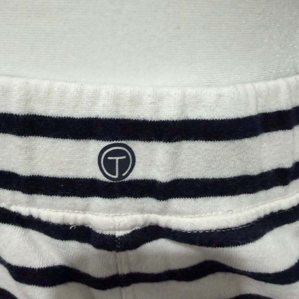 Talbots Size S Navy and White Cotton Skirt - Picture 5 of 12